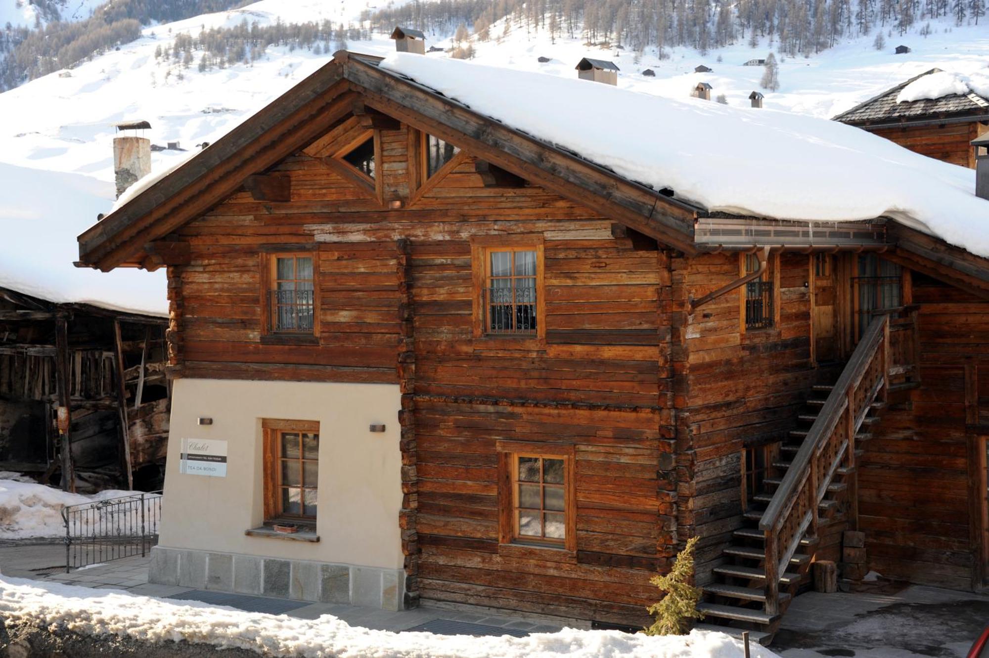 Chalet Tea Da Bondi Livigno Buitenkant foto